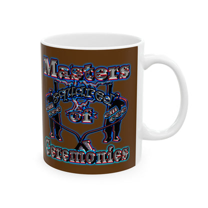 em cee squared - White Mug (brown)