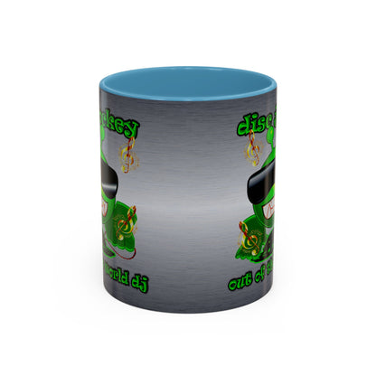 disc jockey - Accent Mug (brushed nickel)