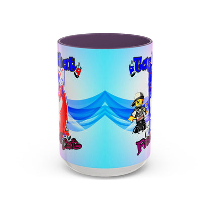 tag that - Accent Mug (light blue-pink wave)