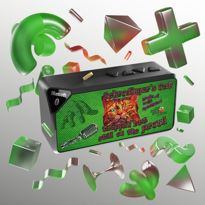 schrodinger's cat - Jabba Bluetooth Speaker (green turf)
