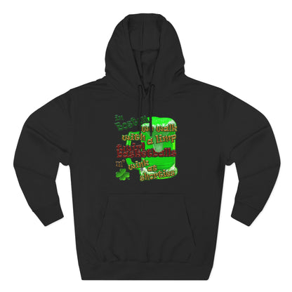 celtics logo - Three-Panel Fleece Hoodie