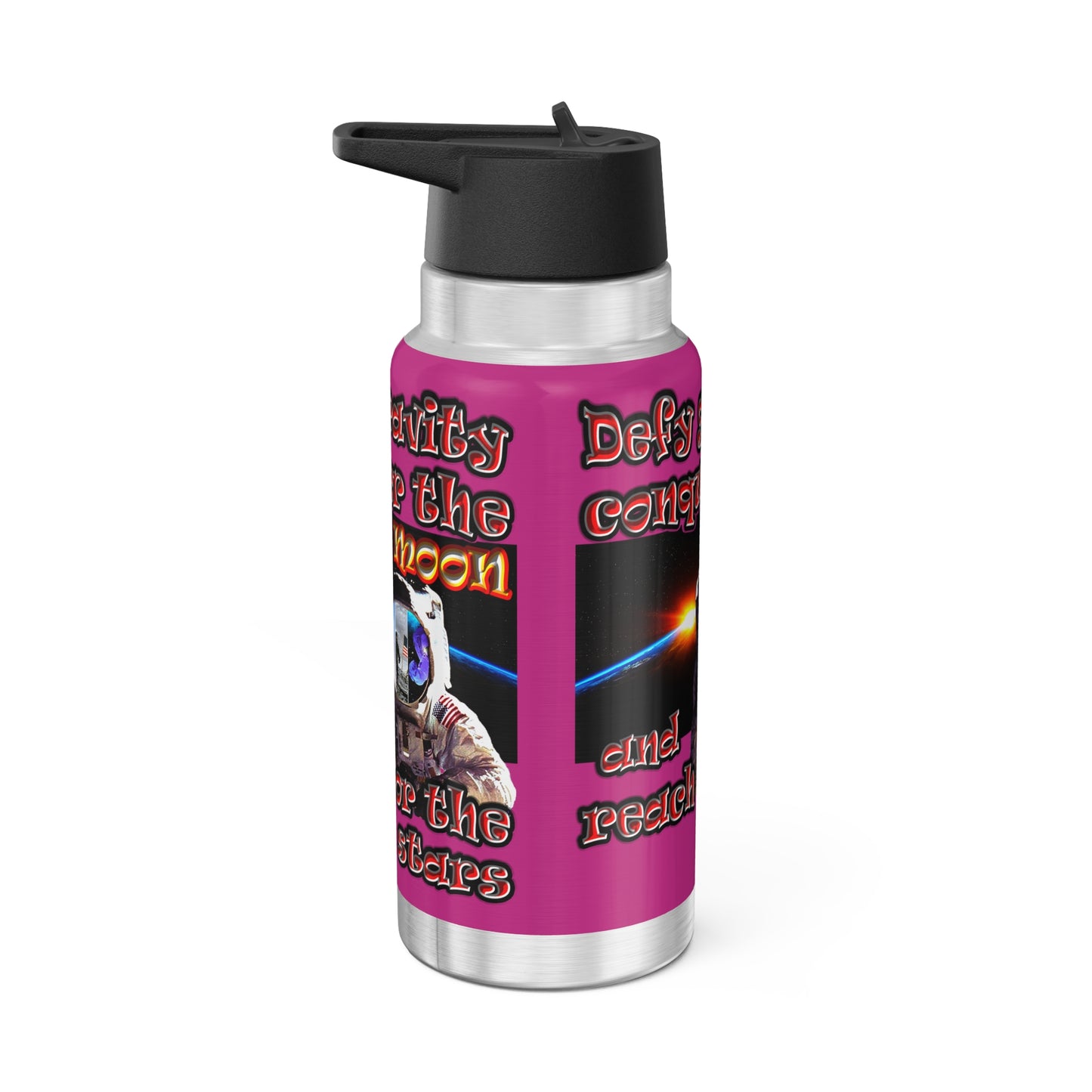 defy conquer reach - Gator Tumbler, 32oz (pink)