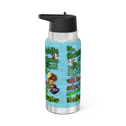 christmas spirits of boston - Gator Tumbler, 32oz  (faded blue)