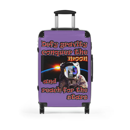 defy conquer reach - Suitcase (light purple)