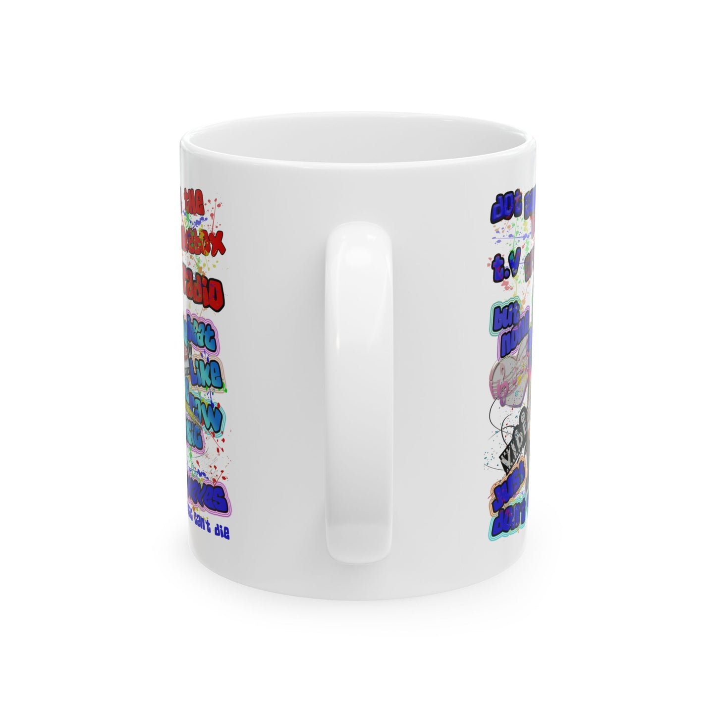 drop the beat - White Mug