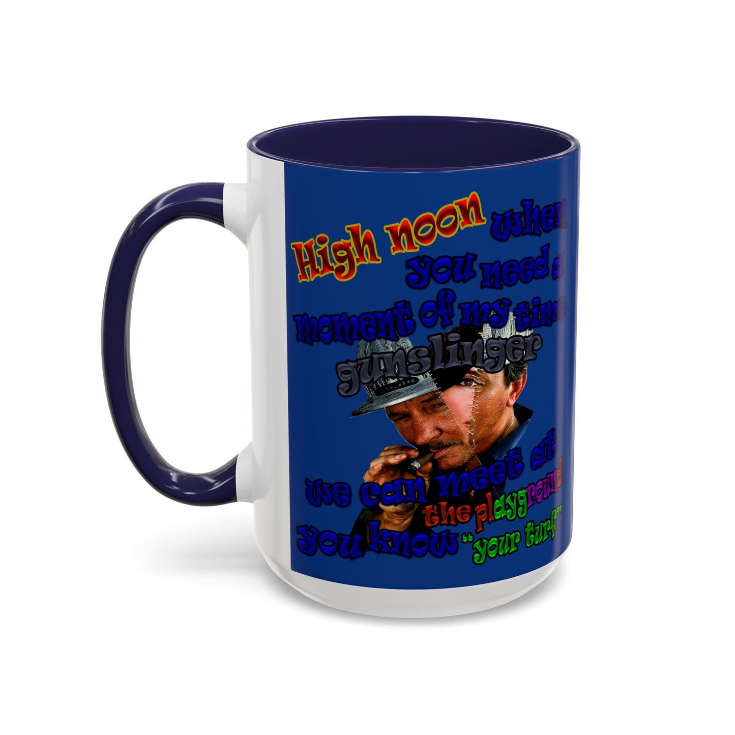 high noon - Accent Mug (dark blue)