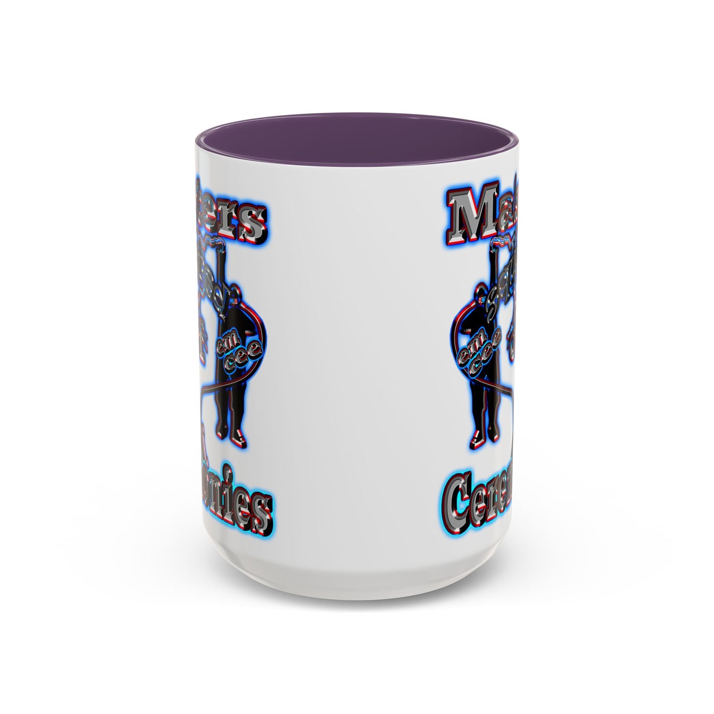 em cee squared - Accent Mug (white)