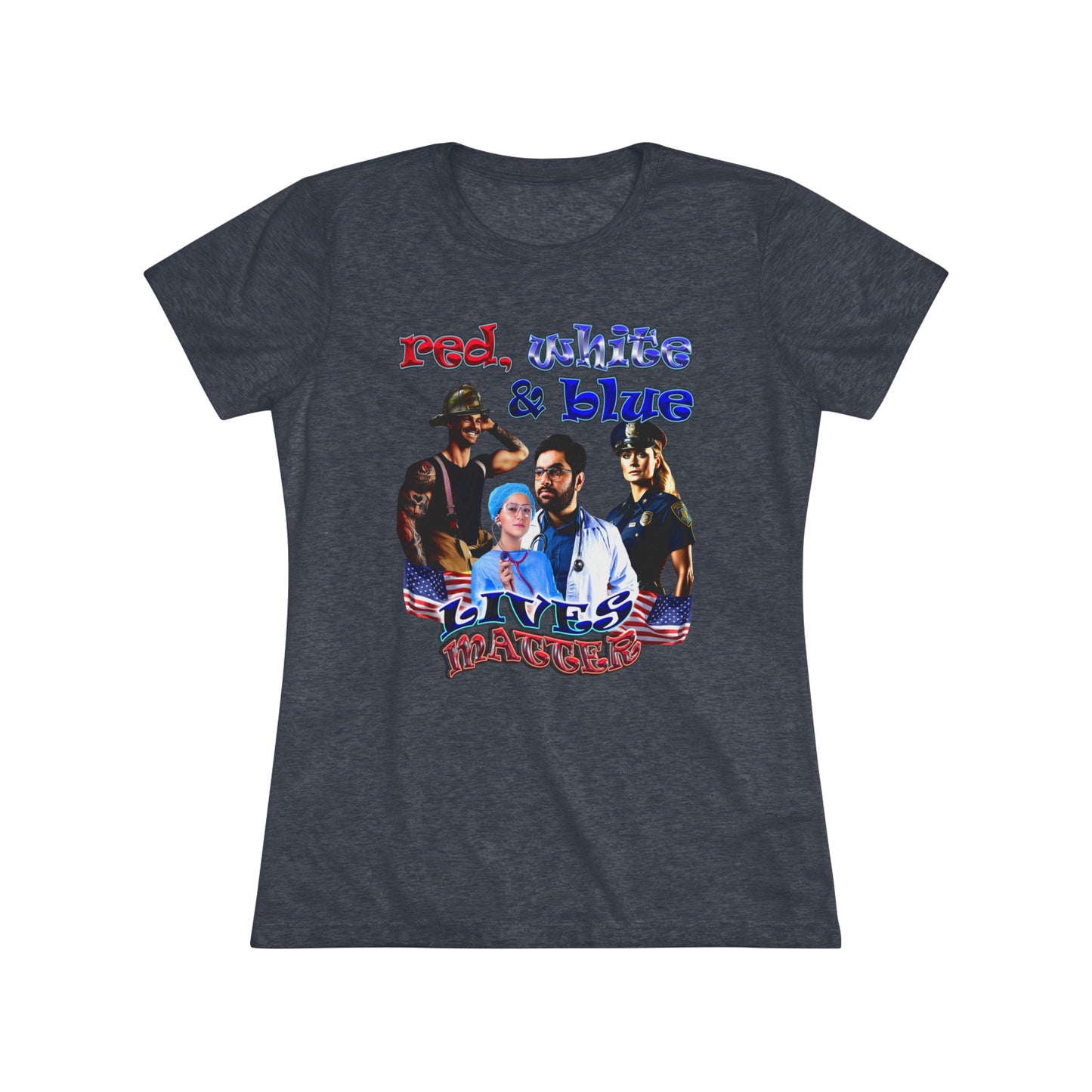 rw&b lives matter - Women's Triblend Tee