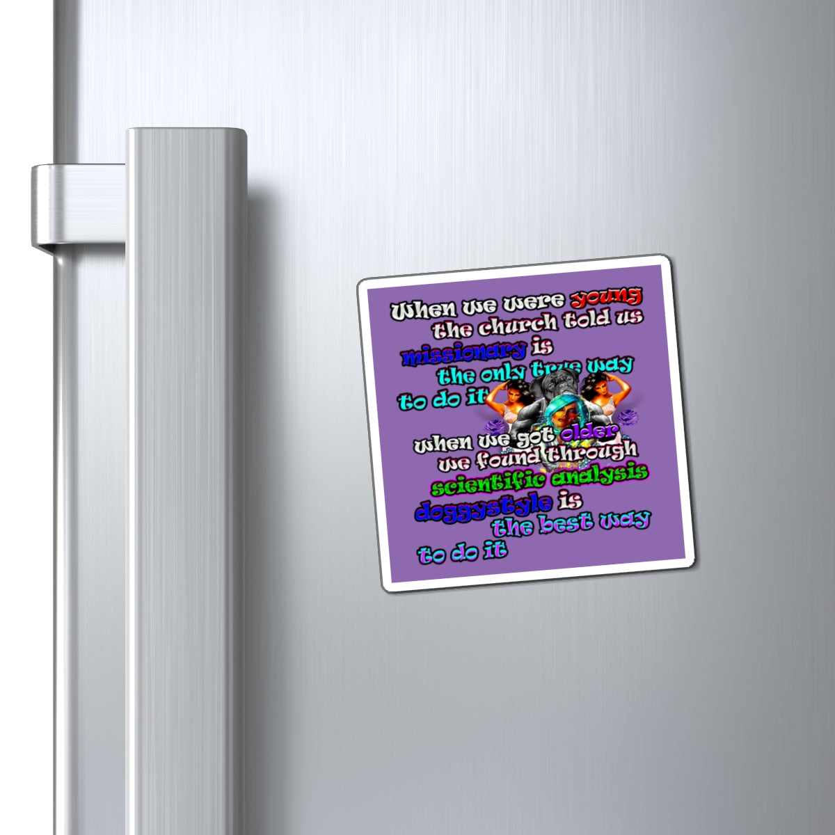 doggystyle - Magnets - (light purple)