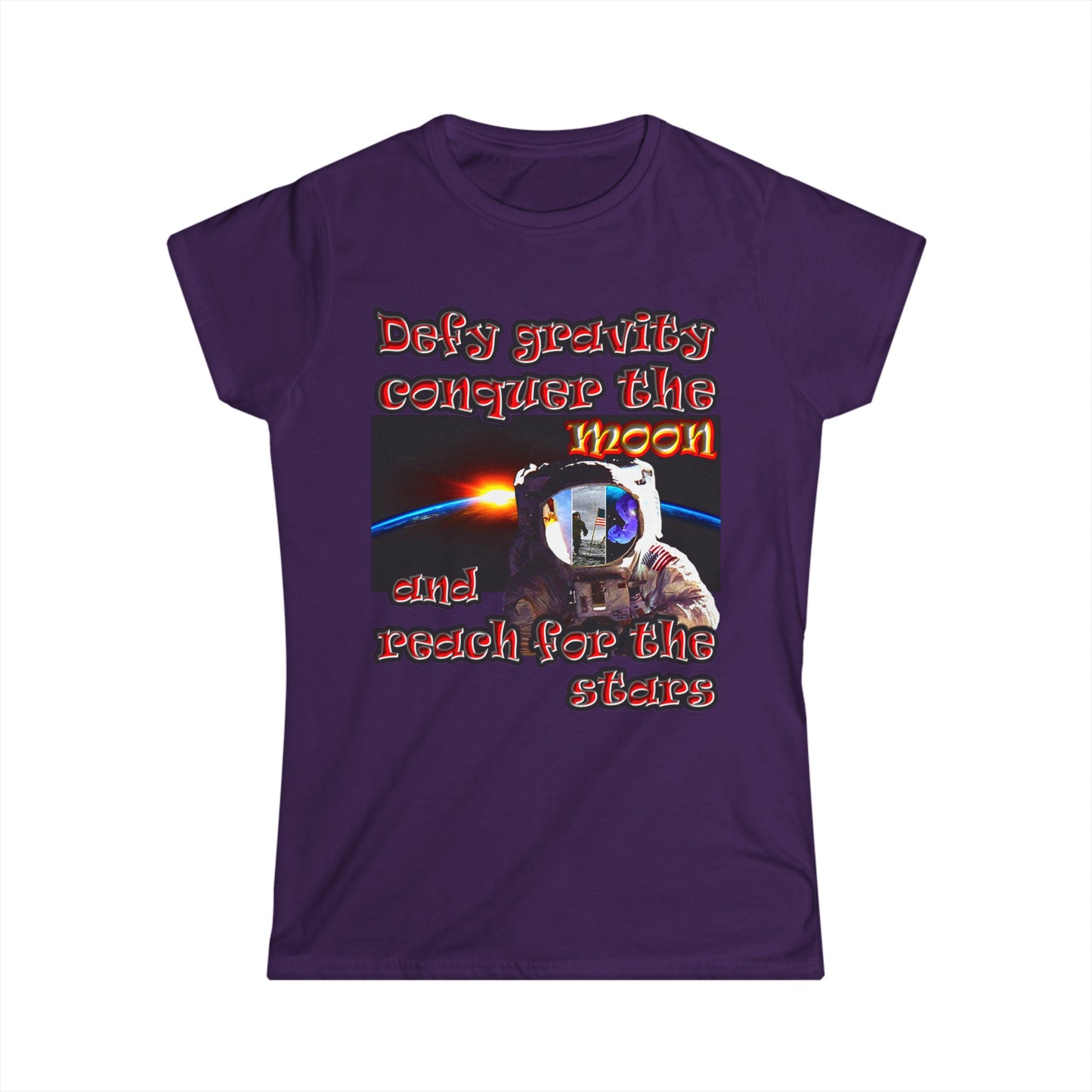defy conquer reach - Women's Softstyle Tee