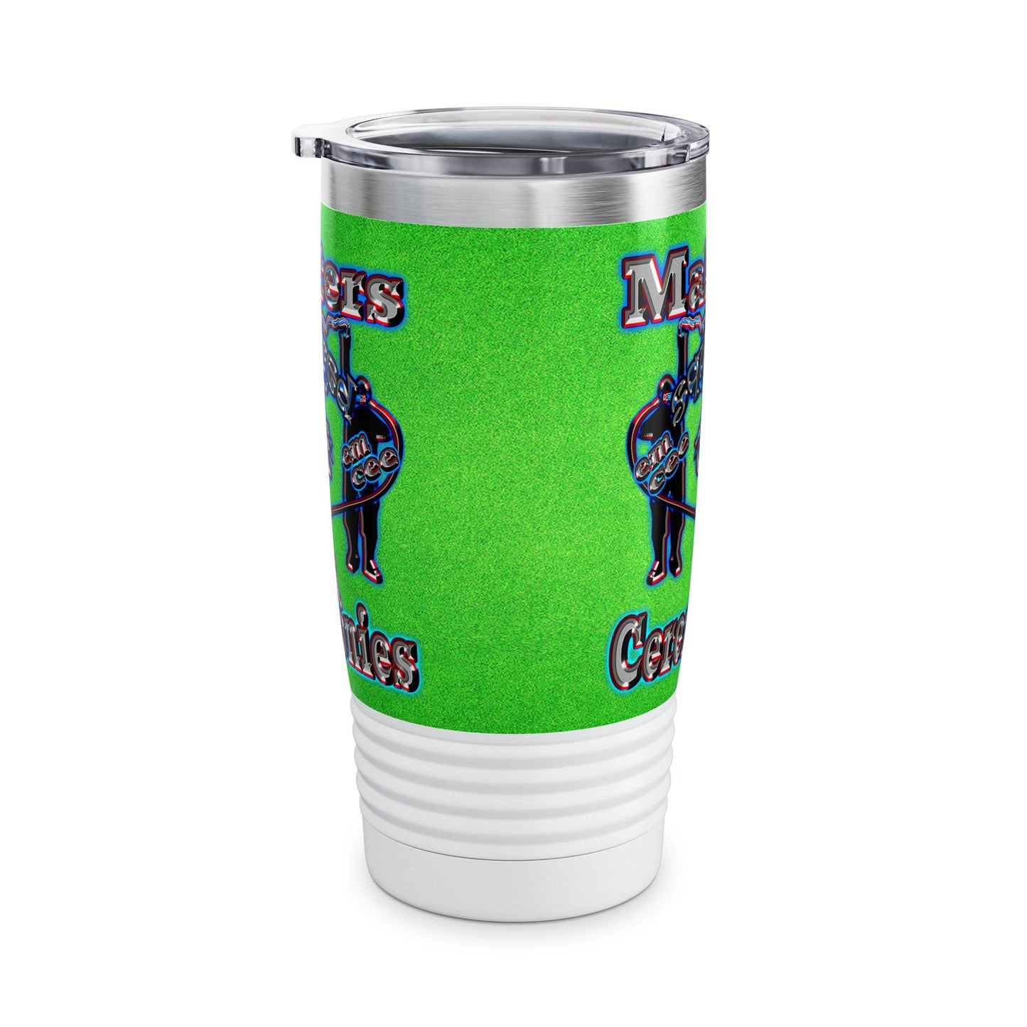 em cee squared - Ringneck Tumbler, 20oz (green turf)
