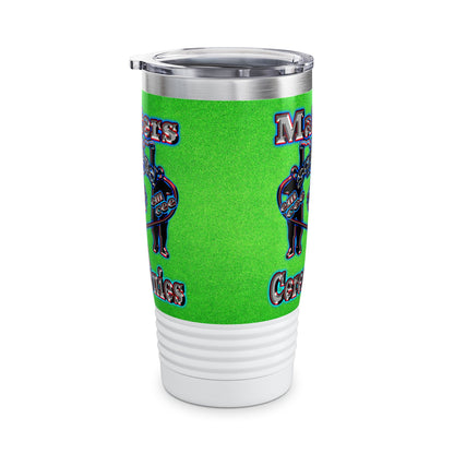 em cee squared - Ringneck Tumbler, 20oz (green turf)