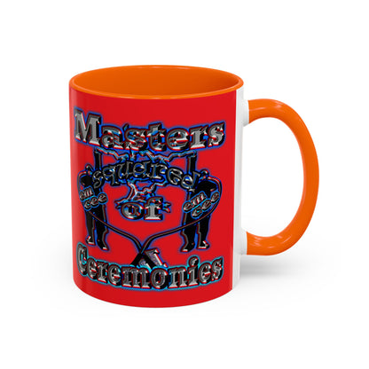 em cee squared - Accent Mug (red)