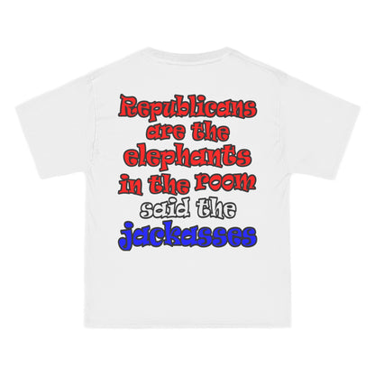 donkeys and elephants - Beefy-T®  Short-Sleeve T-Shirt