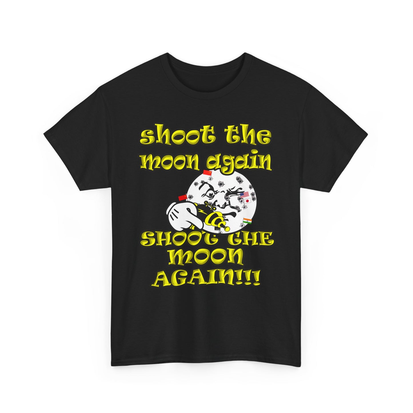 shoot the moon again - Unisex Heavy Cotton Tee
