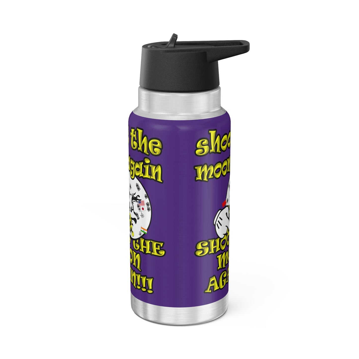 shoot the moon again - Gator Tumbler, 32oz (purple)