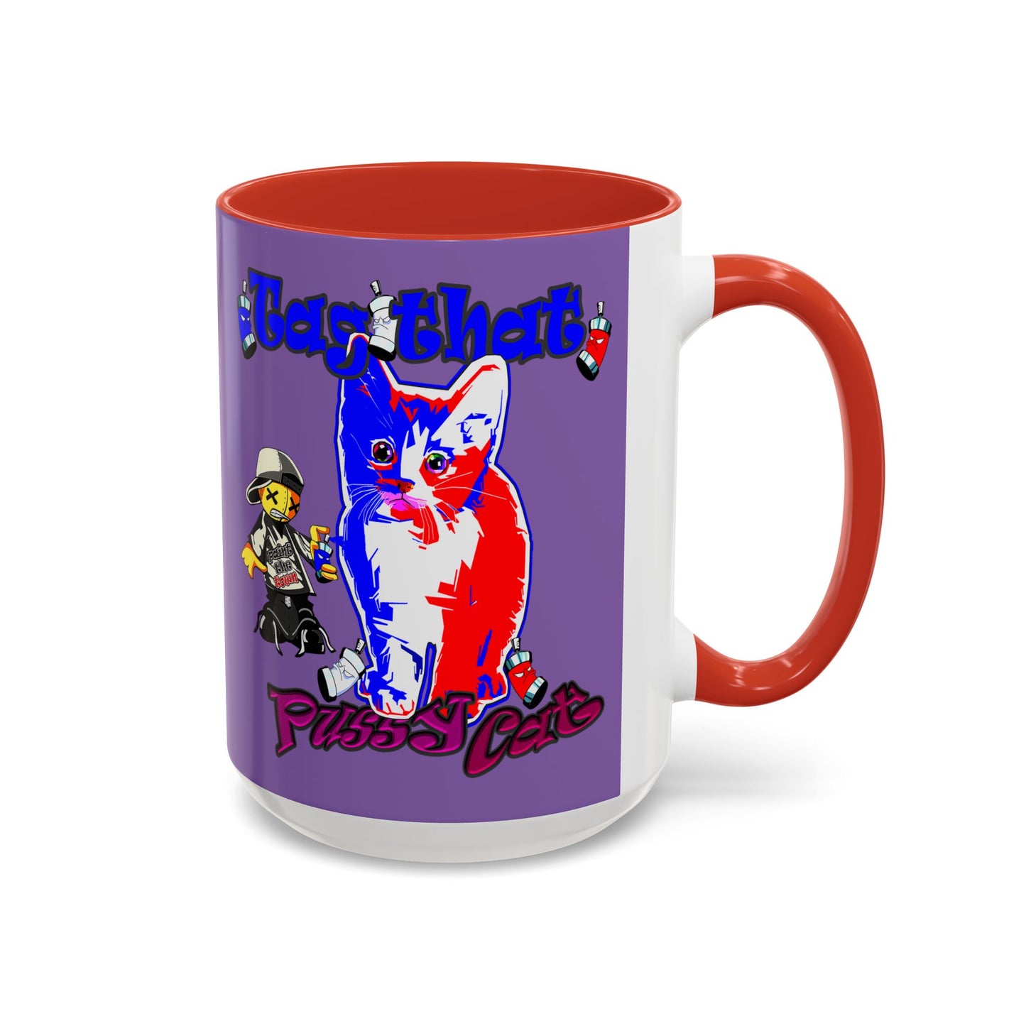 tag that - Accent Mug (light purple)