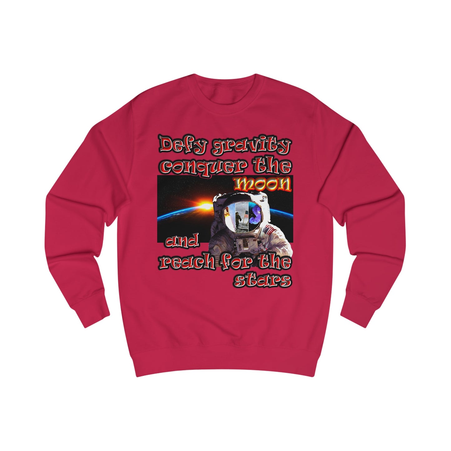 defy conquer reach - Men's Sweatshirt