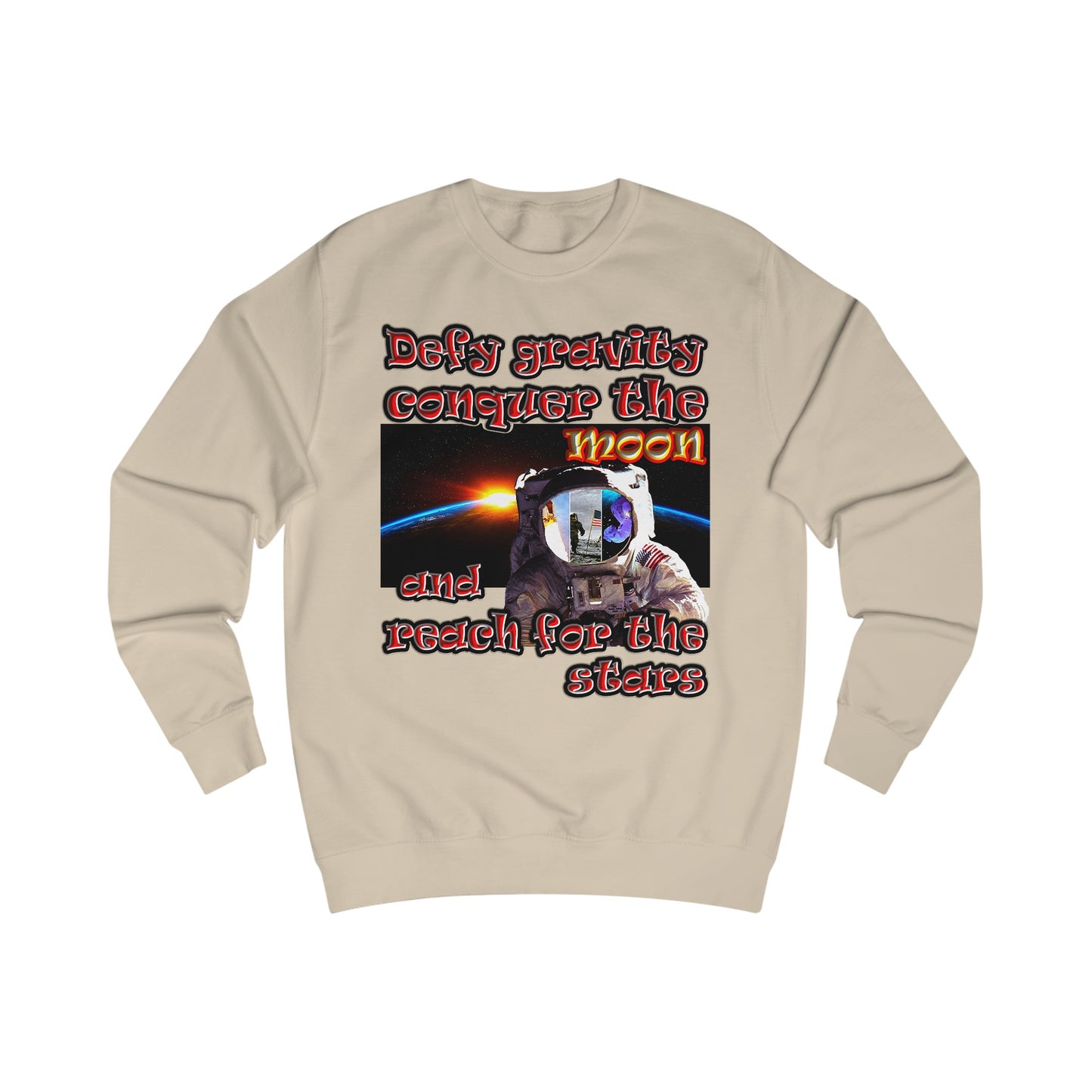 defy conquer reach - Men's Sweatshirt