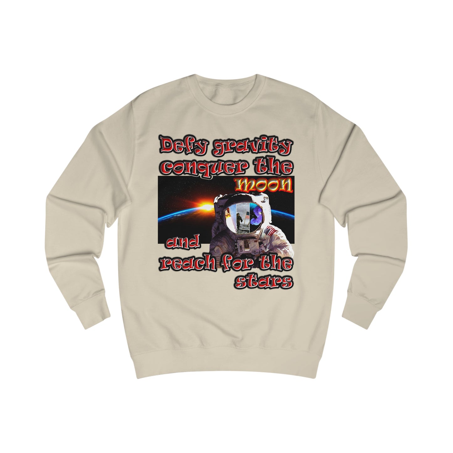 defy conquer reach - Men's Sweatshirt