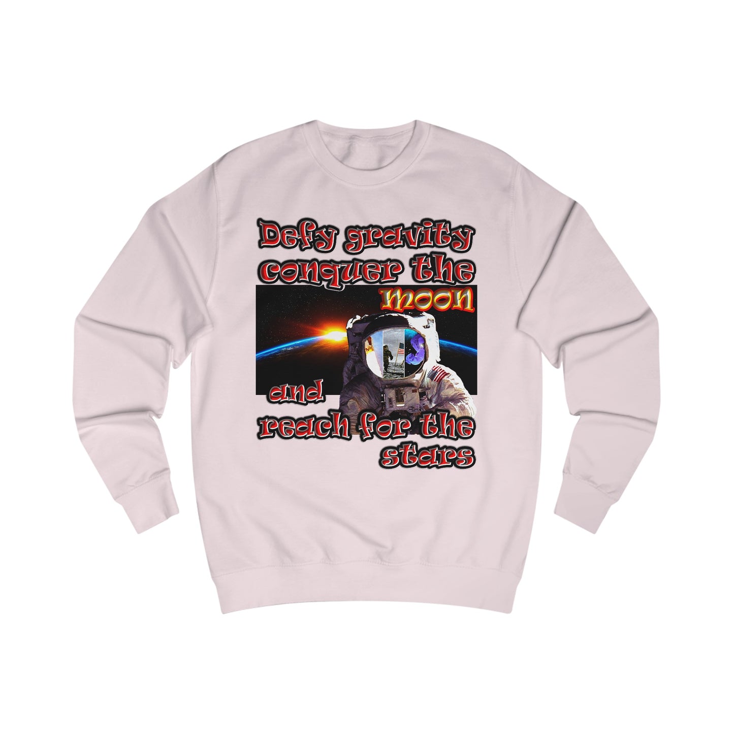 defy conquer reach - Men's Sweatshirt