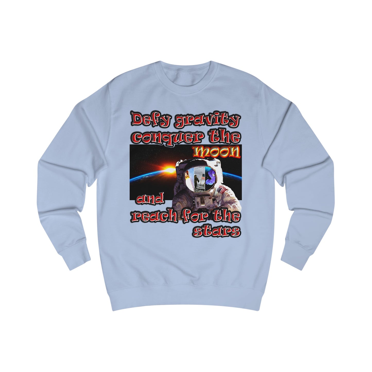 defy conquer reach - Men's Sweatshirt