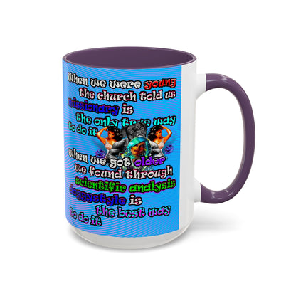 doggystyle - Accent Mug (light blue-purple wave)