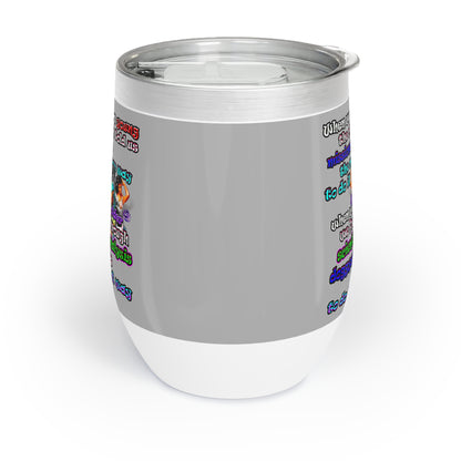 doggystyle - Chill Wine Tumbler (light grey)