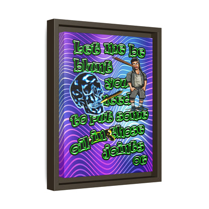 og - framed canvas art (purple wave)