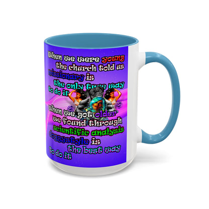 doggystyle - Accent Mug (purple-pink wave)