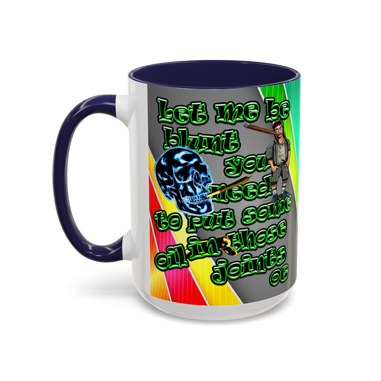 og - Accent Mug (rainbow split)