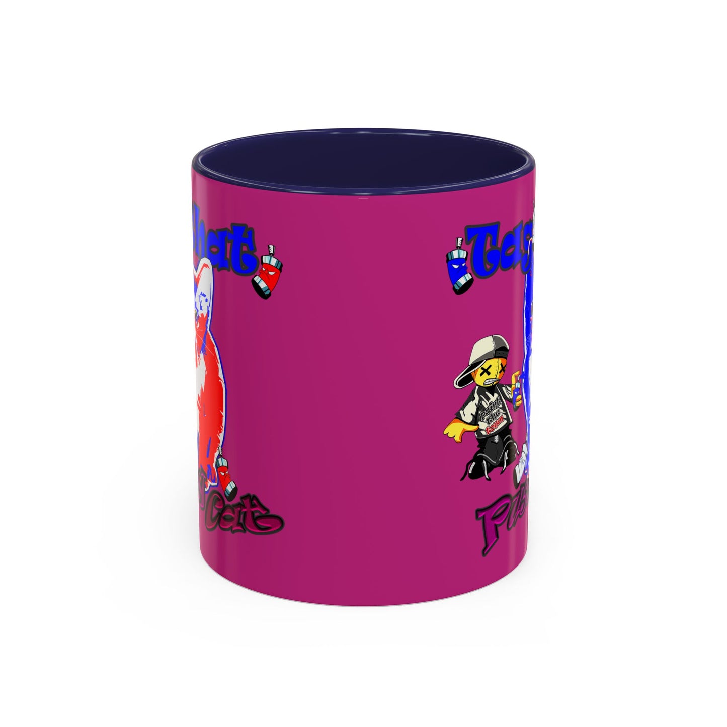 tag that - Accent Mug (pink)