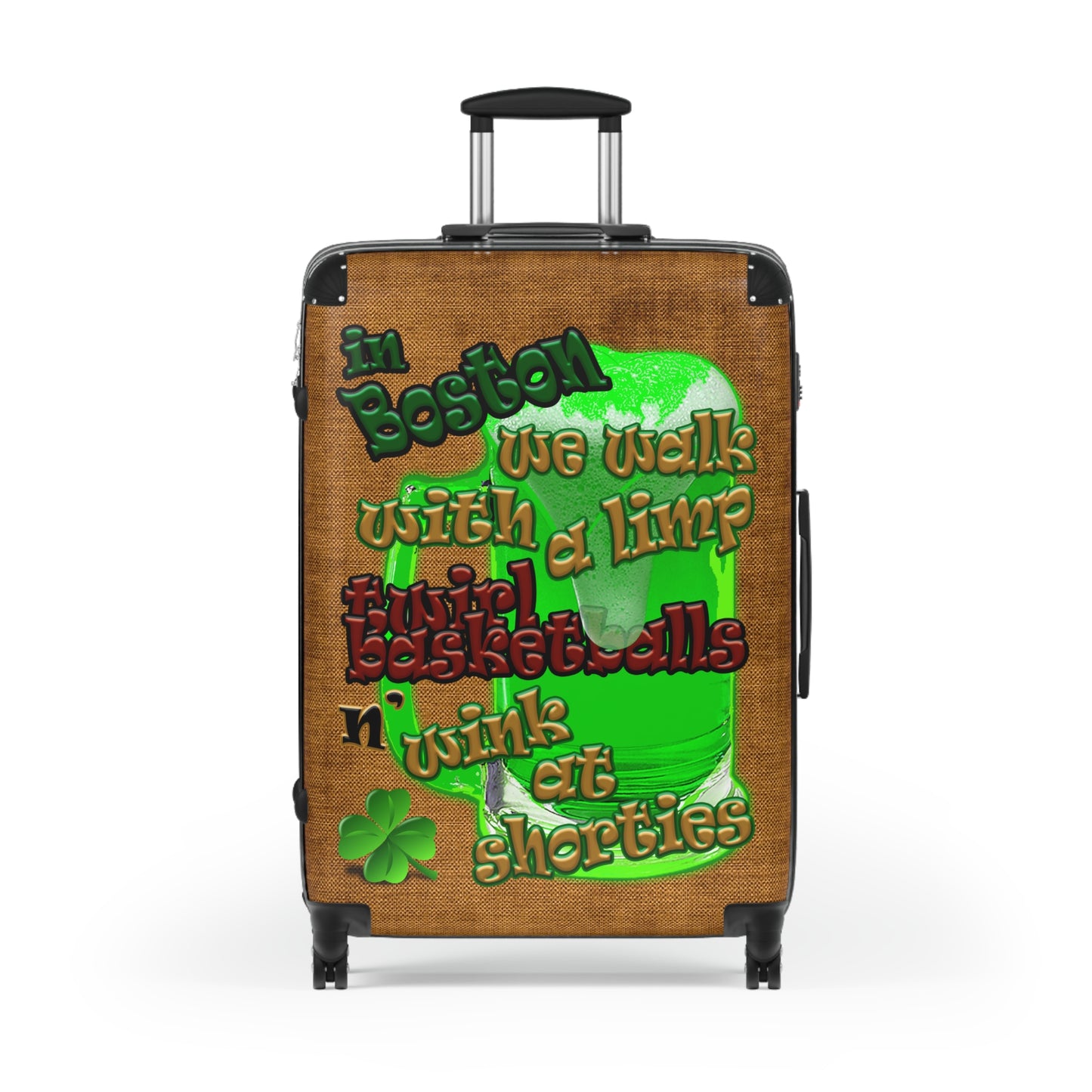 celtics logo - Suitcase (brown papyrus)