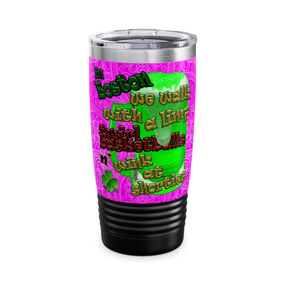 celtics logo - Ringneck Tumbler, 20oz (pink swirl)