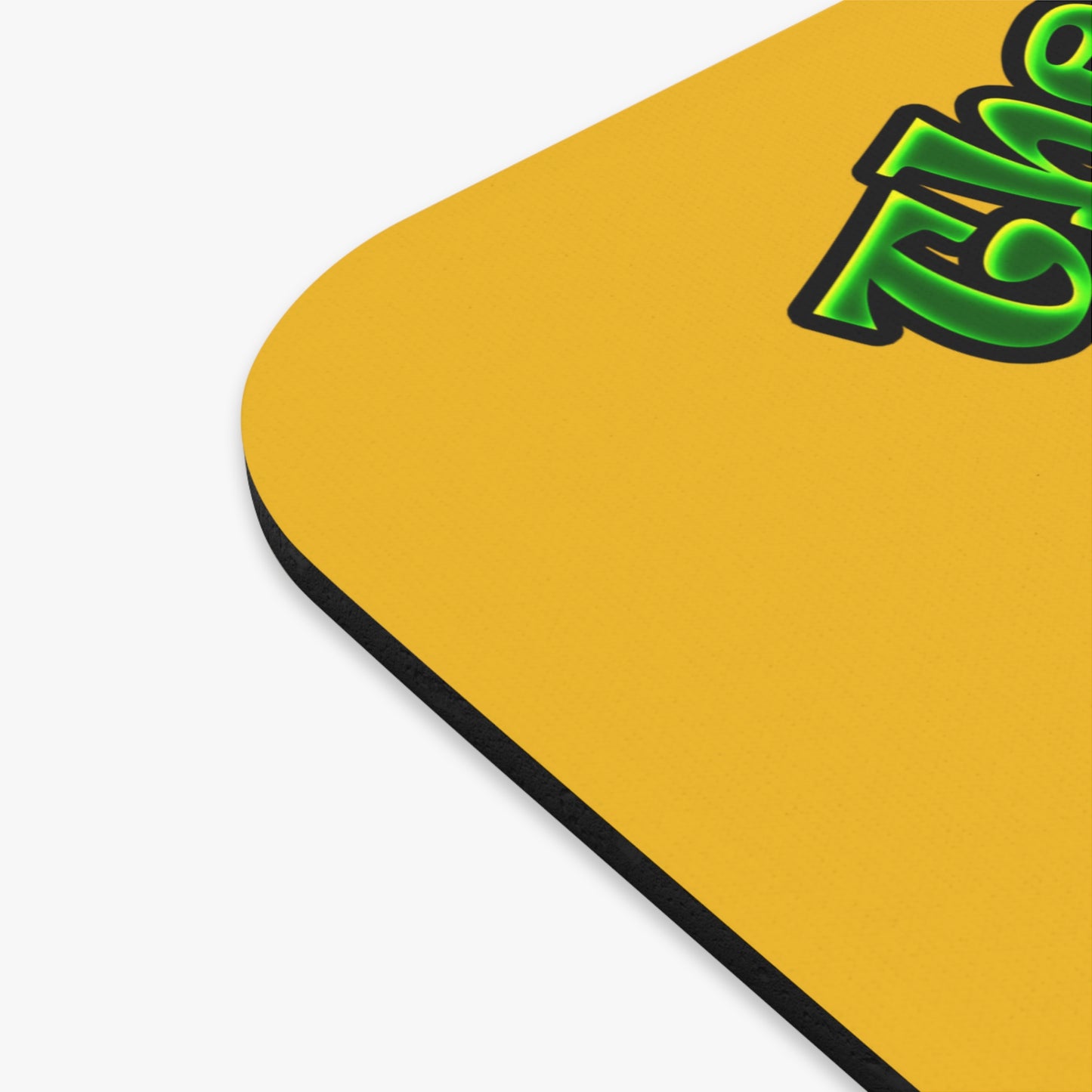 green monster - Mouse Pad (Rectangle) (yellow)