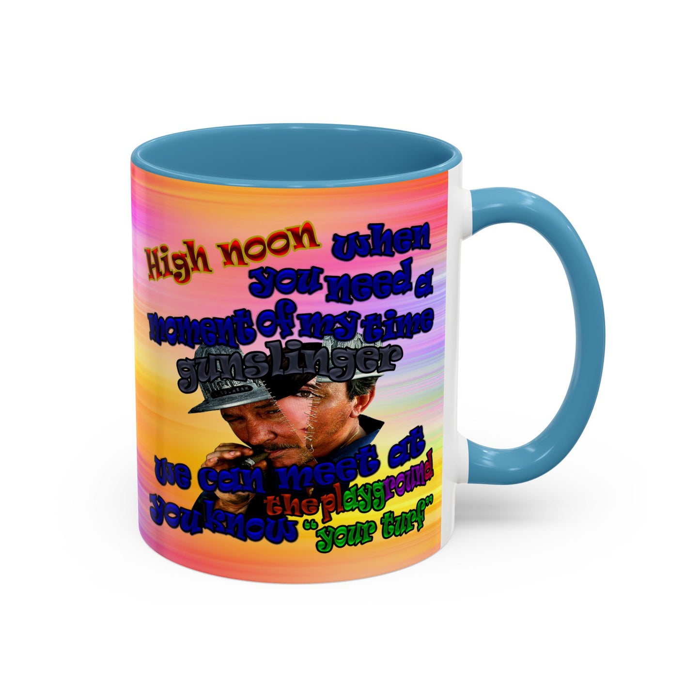 high noon - Accent Mug (color blur)