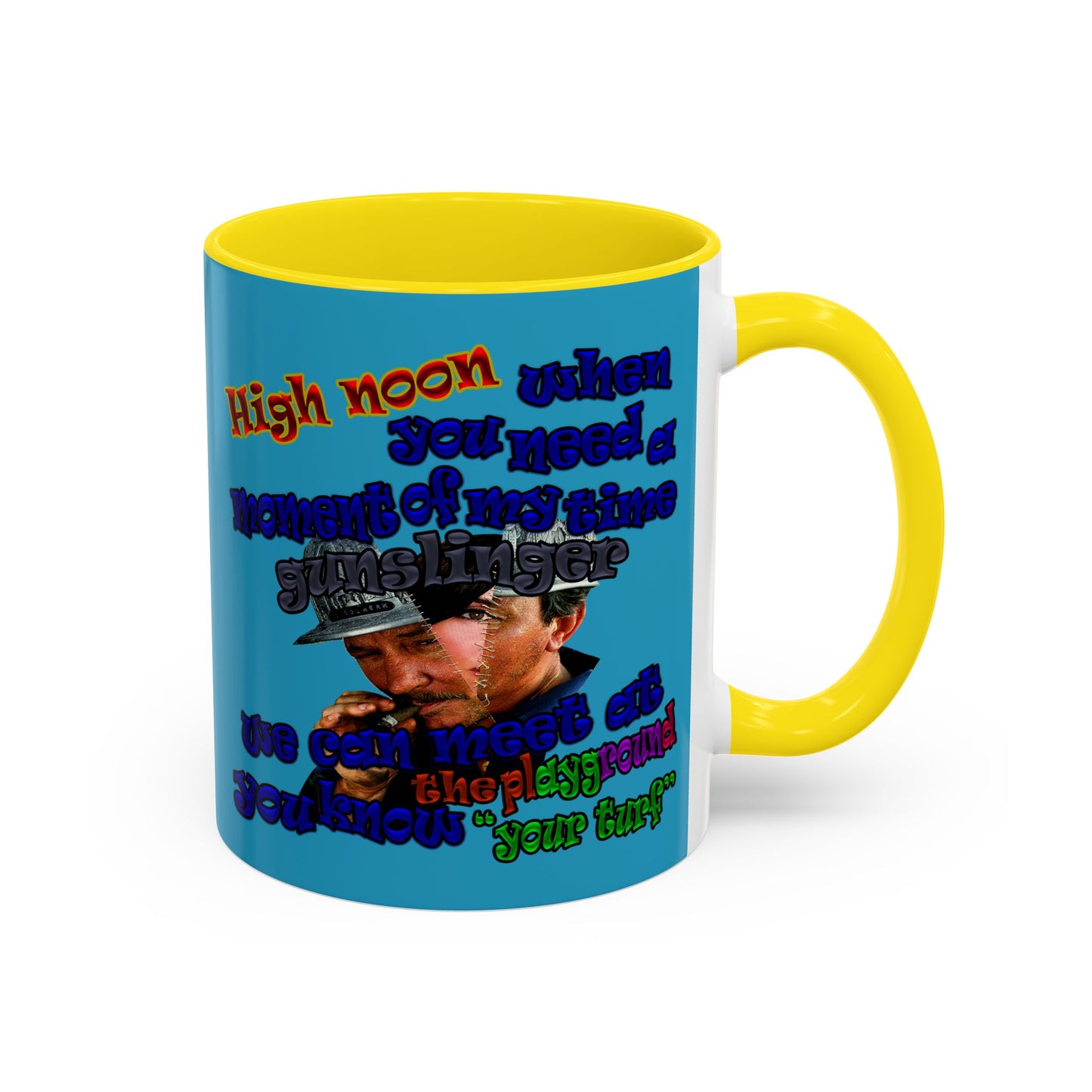 high noon - Accent Mug (turquoise)