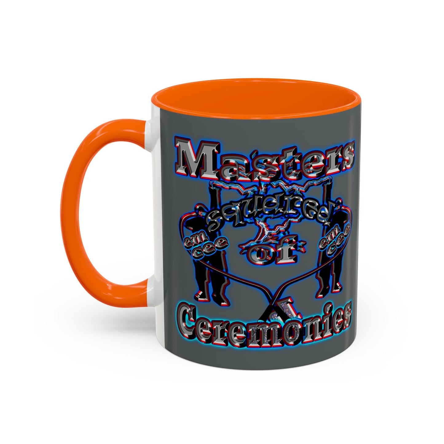 em cee squared - Accent Mug (dark grey)