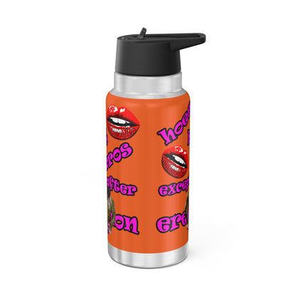 hoes b4 bros - Gator Tumbler, 32oz (orange)
