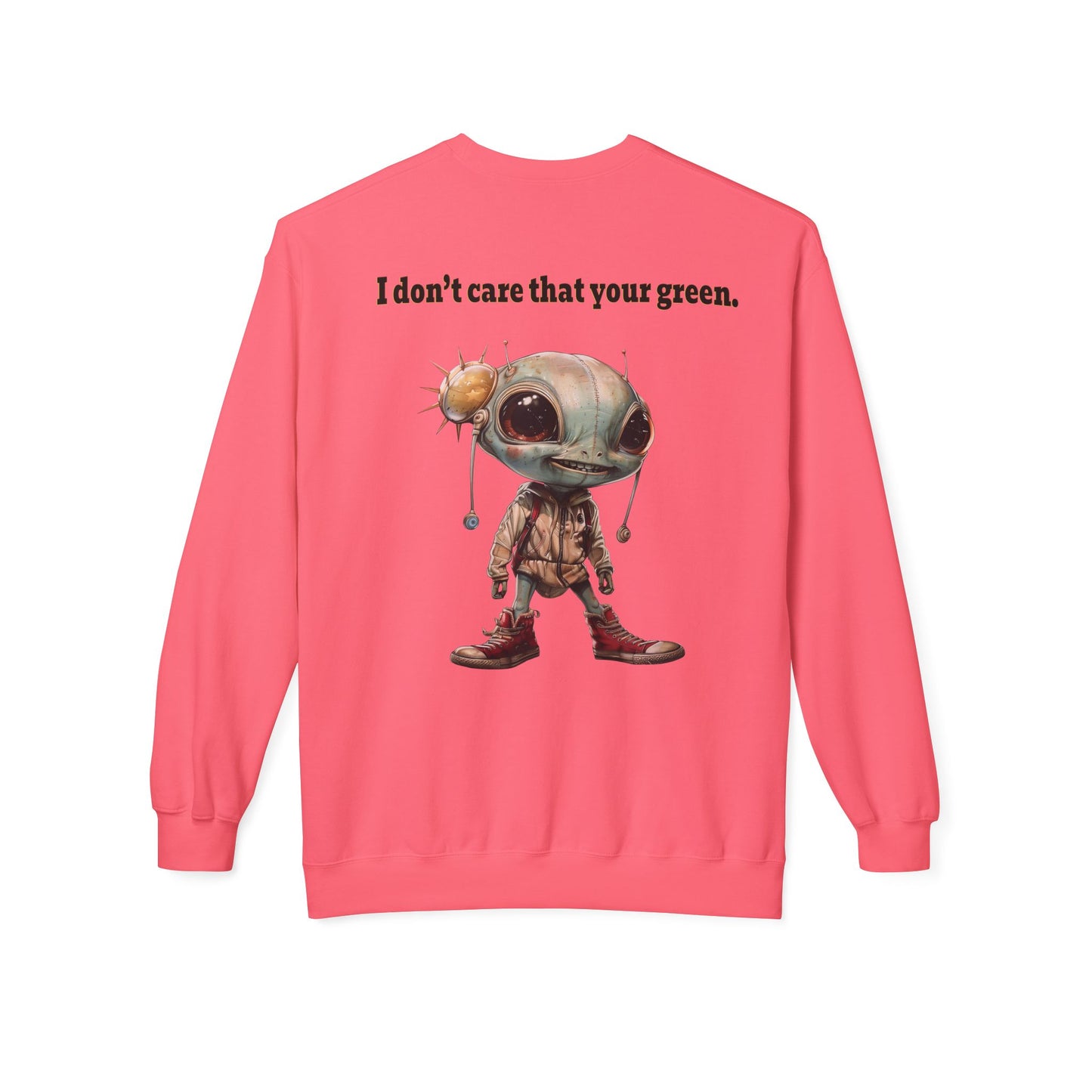 I don't care that your grey - Unisex Midweight Softstyle Fleece Crewneck Sweatshirt