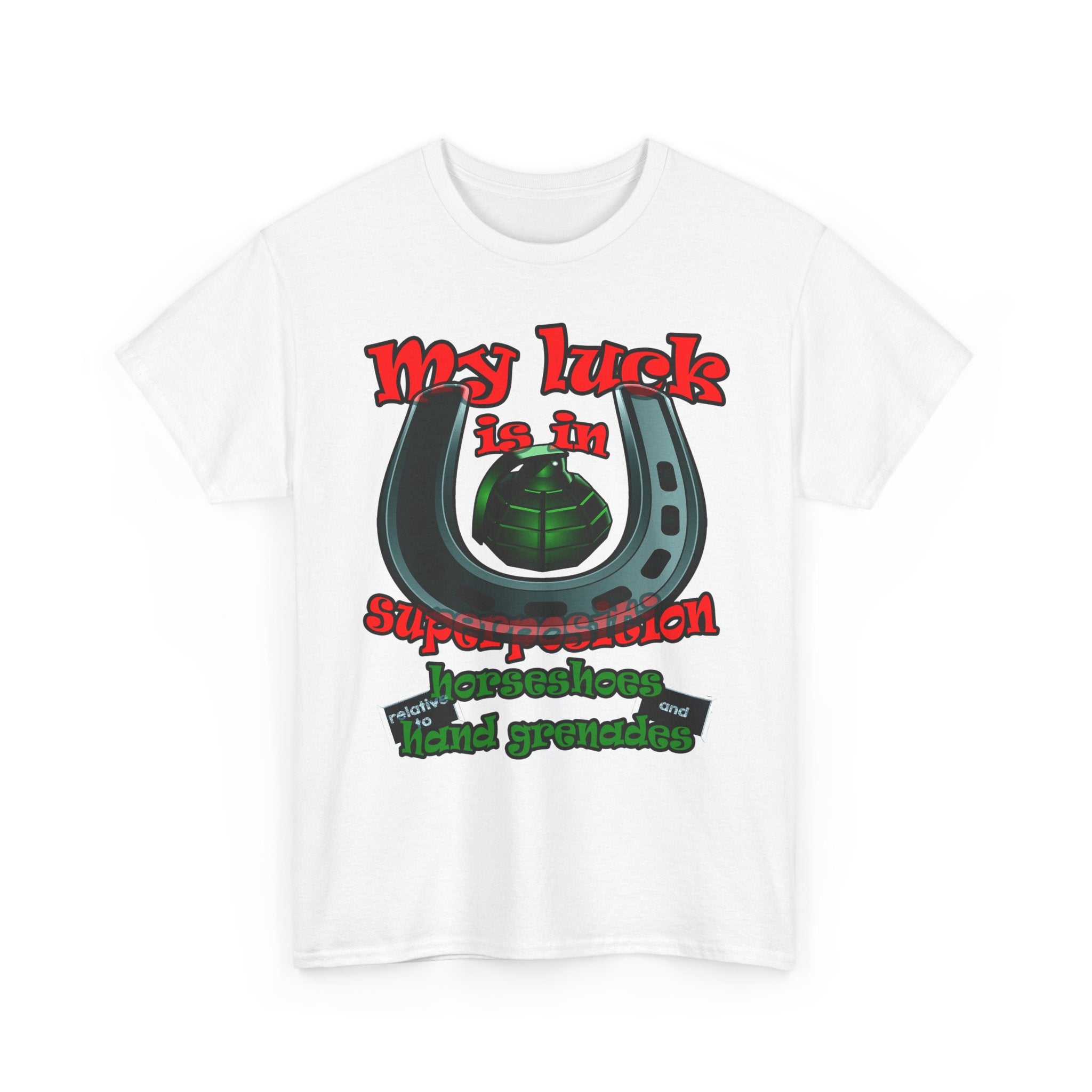my luck - Unisex Heavy Cotton Tee