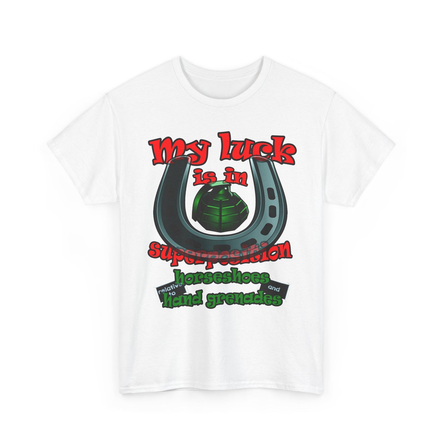 my luck - Unisex Heavy Cotton Tee