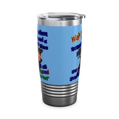 high noon - Ringneck Tumbler, 20oz (light blue)