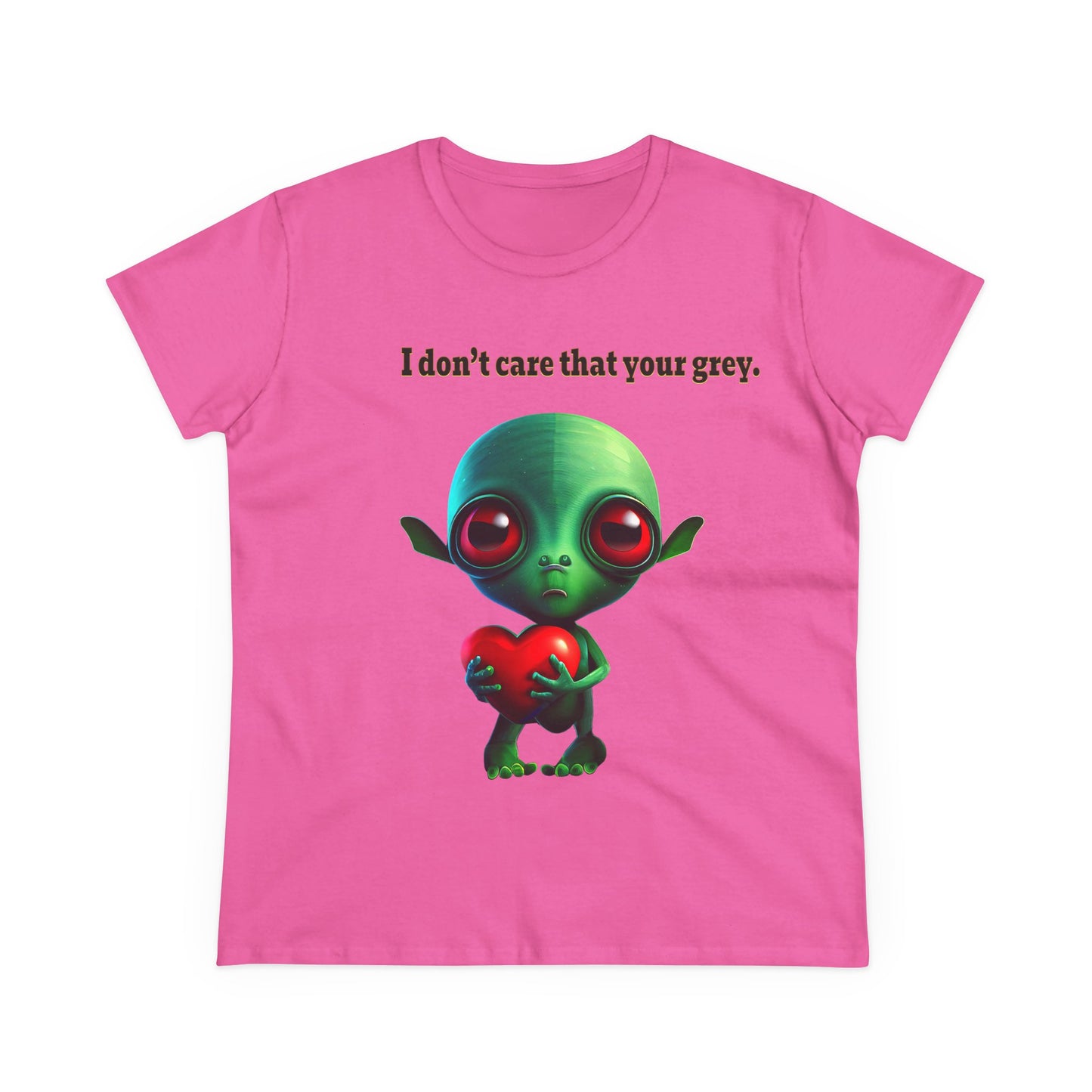 I don't care that your grey - Women's Midweight Cotton Tee
