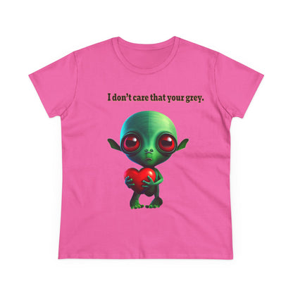 I don't care that your grey - Women's Midweight Cotton Tee
