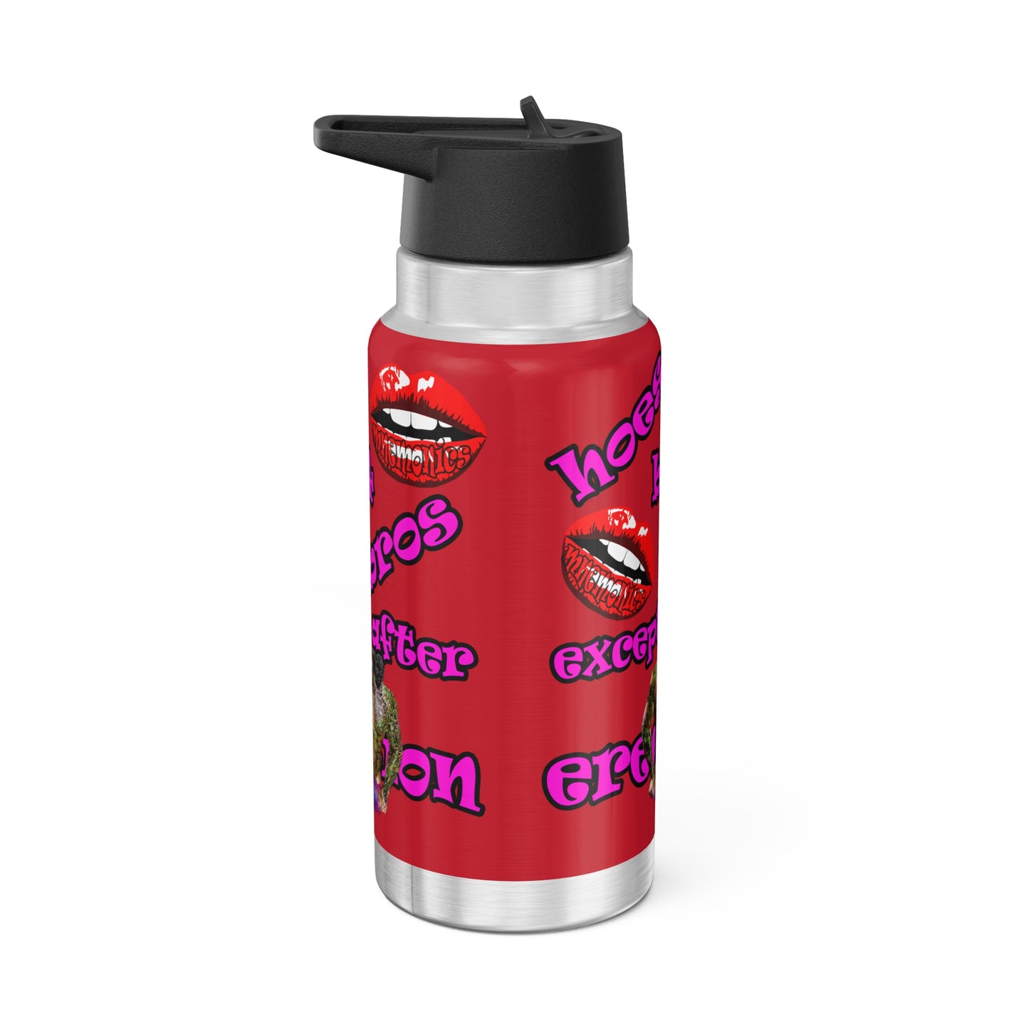 hoes b4 bros - Gator Tumbler, 32oz (dark red)