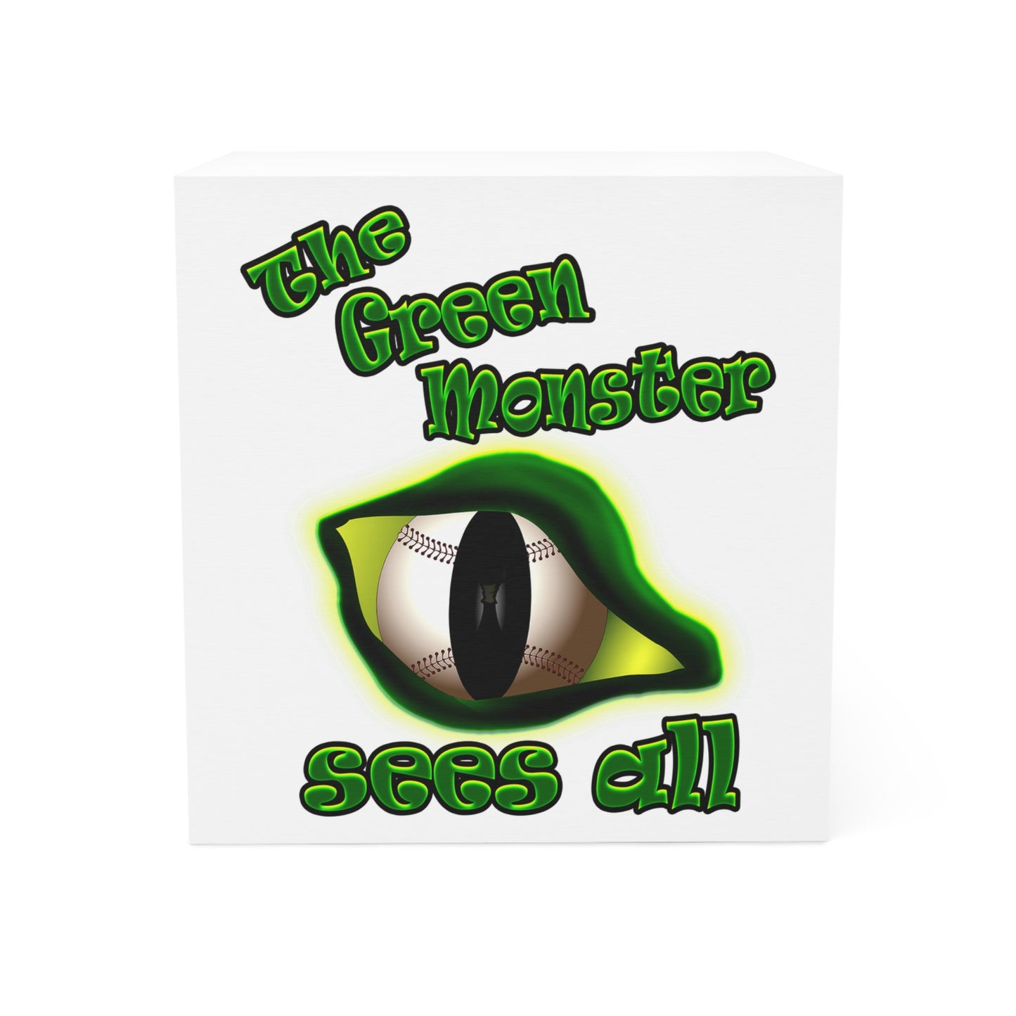 green monster - note cube (white)