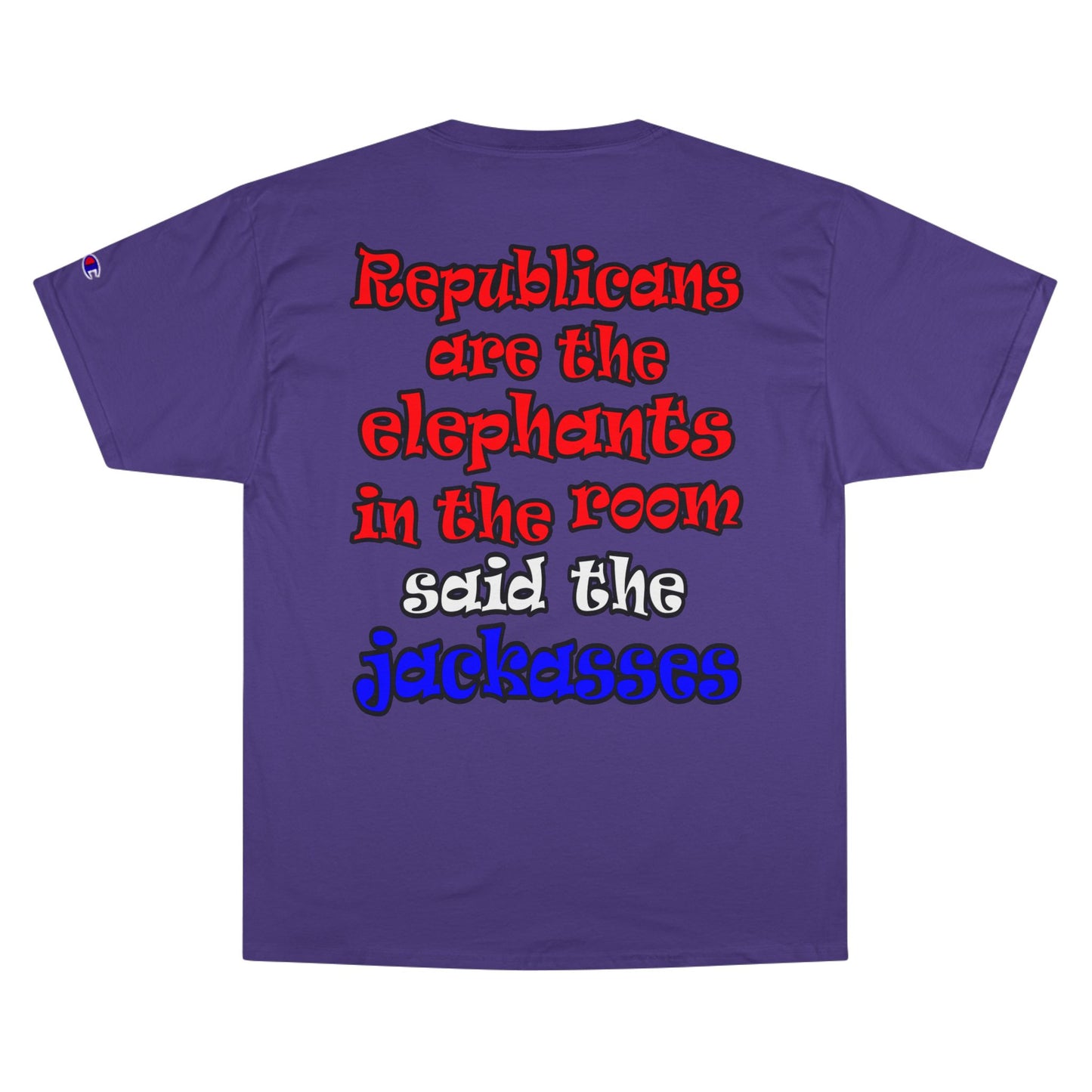 donkeys and elephants - Champion T-Shirt