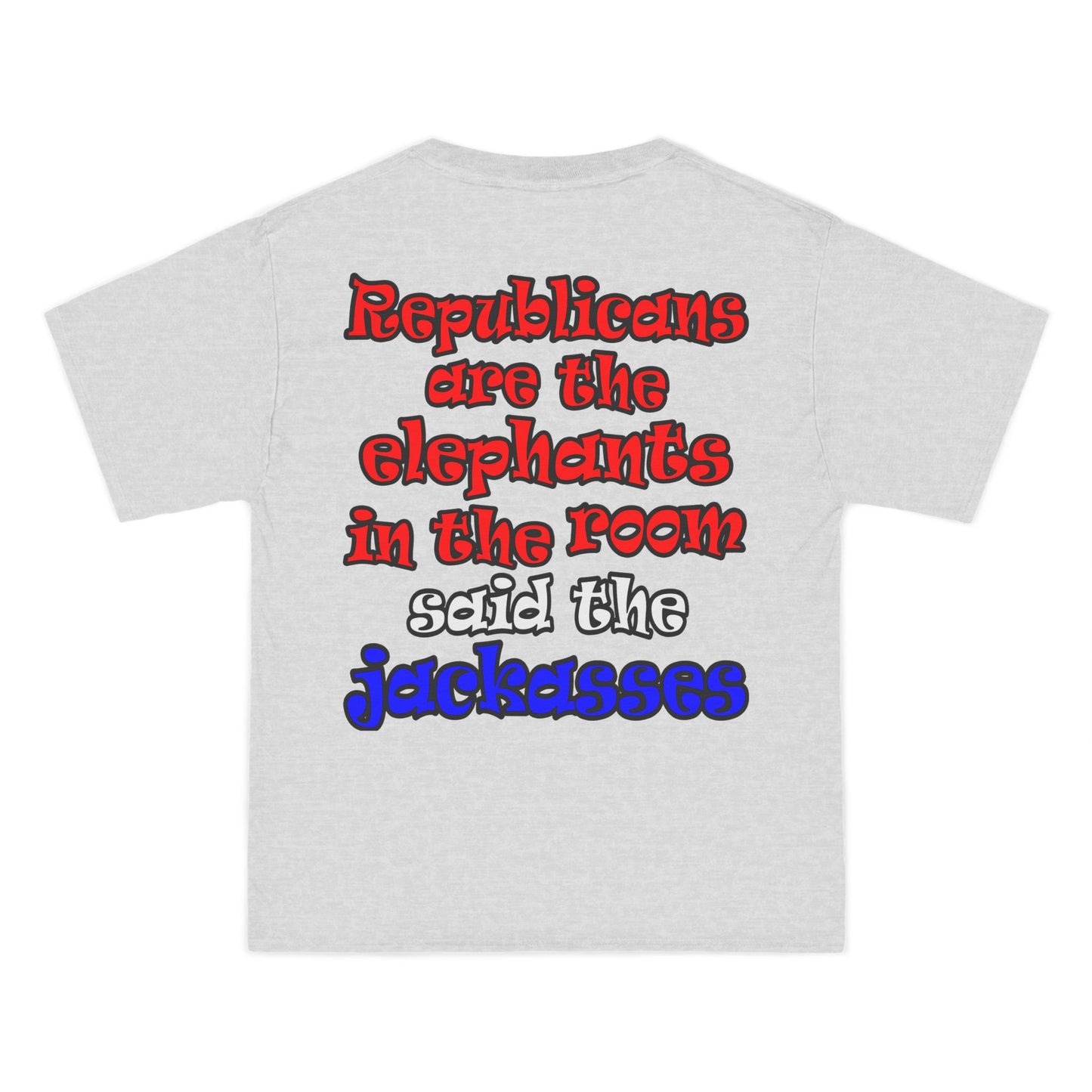 donkeys and elephants - Beefy-T®  Short-Sleeve T-Shirt