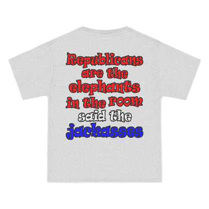 donkeys and elephants - Beefy-T®  Short-Sleeve T-Shirt